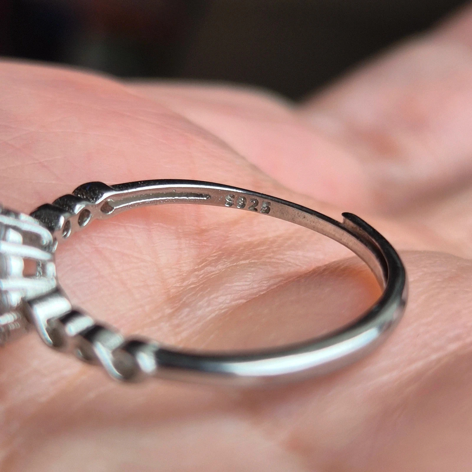 Natuurlijke toermalijn S925 zilveren ring – photo 8